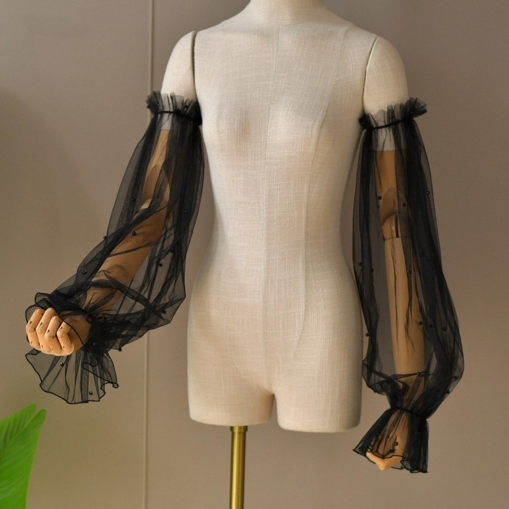 Wedding Dress Supply - Decorative with Pearl Bridal Sleeves Wedding