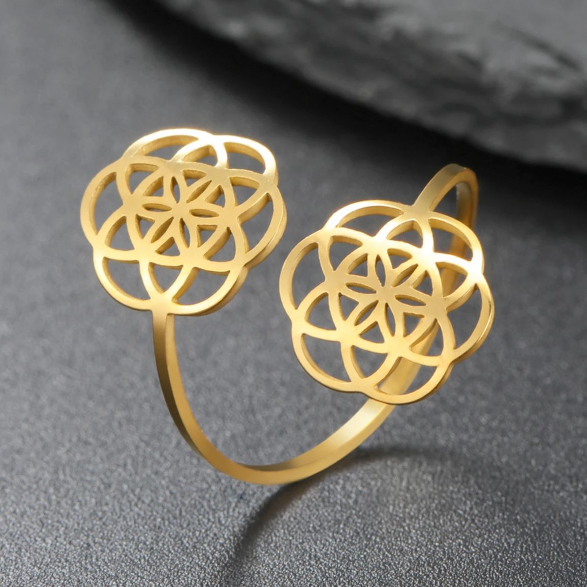 Wedding Sutra - LIKGREAT Hollow Flower of Life Sacred