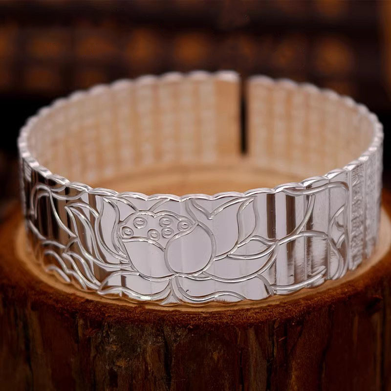 Wedding Sutra - luster lotus flower bracelet for women