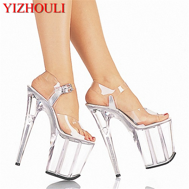 Wedding Superstar - 8 inch, full transparent crystal 20