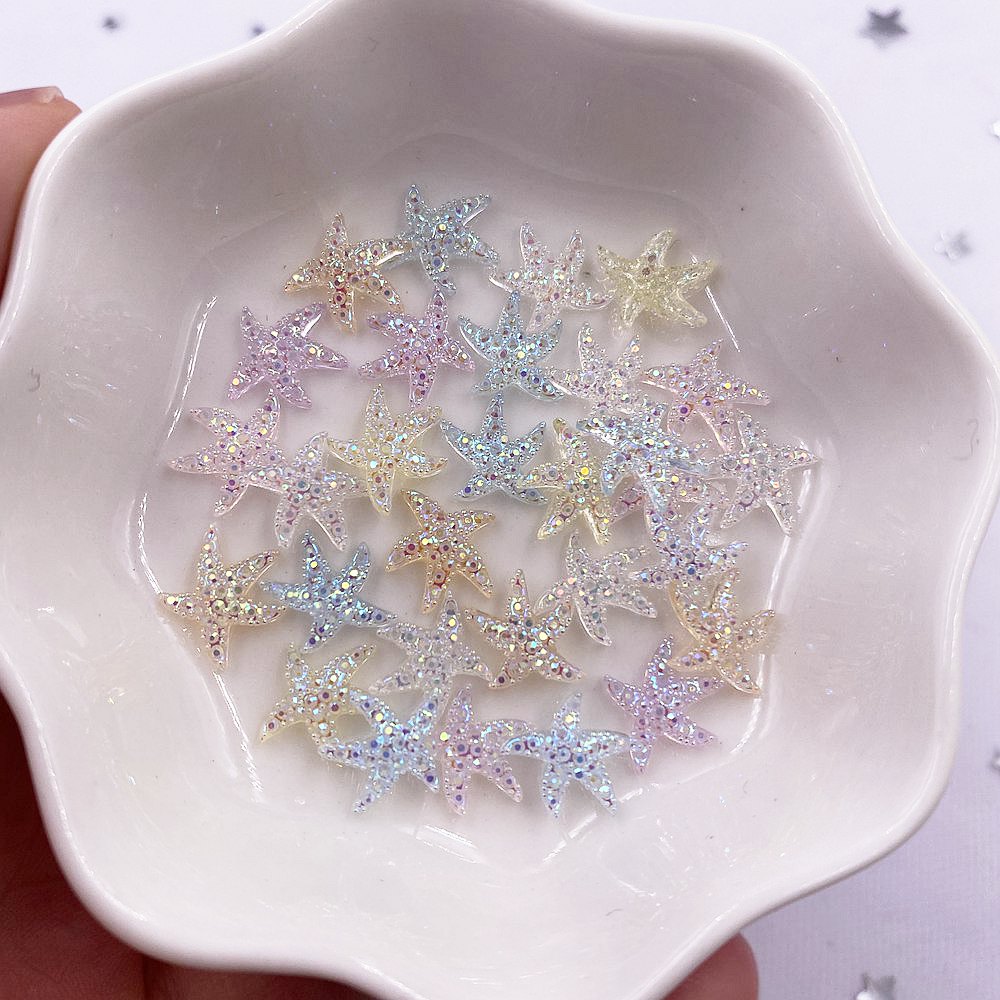 Wedding Superstar - 10mm Mini Shiny Star Nail Art