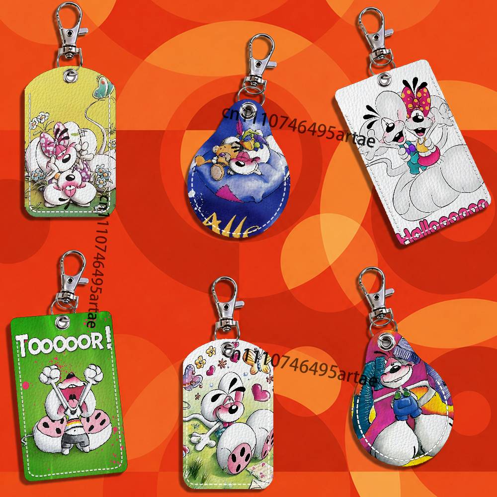 Wedding Vendor - Cartoon Mouses D-Diddl Card Keychain Fashion