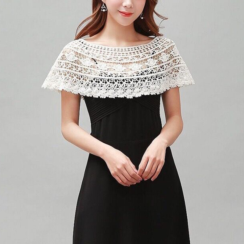 Wedding Dress Supply - Women Knit Hollow Out Shawl Wrap