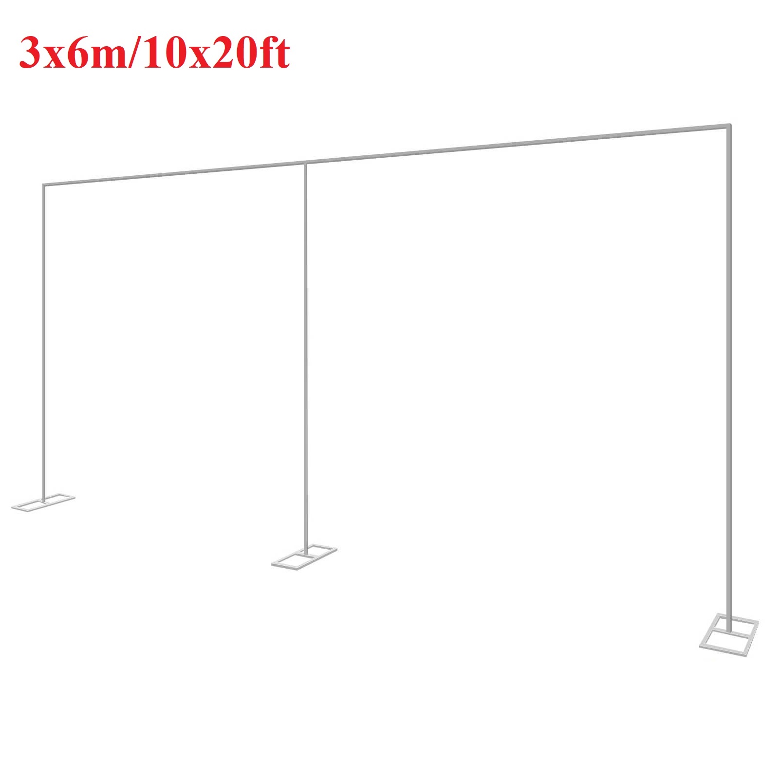 Confetti Balloon Set - 3x6m/10x20ft Metal Wedding Arch Stand Heavy