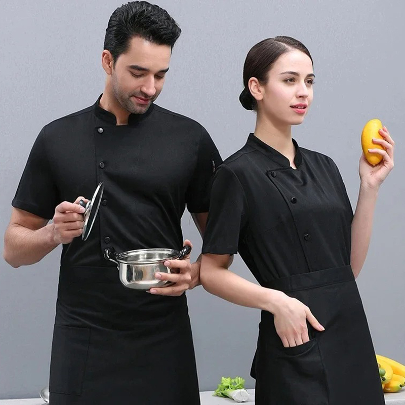 Wedding Job - New 360°Breathable Mesh Chef Jacket Men