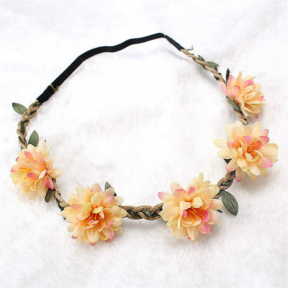 Women Wedding Flower Headband  - Wedding Arch Flower 评论和价格