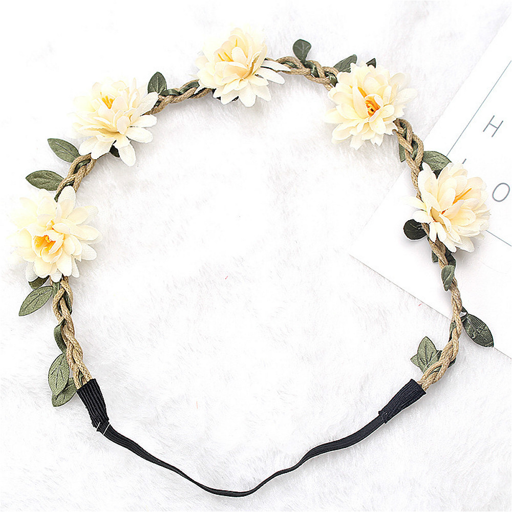 Women Wedding Flower Headband  - Wedding Arch Flower 评论和价格