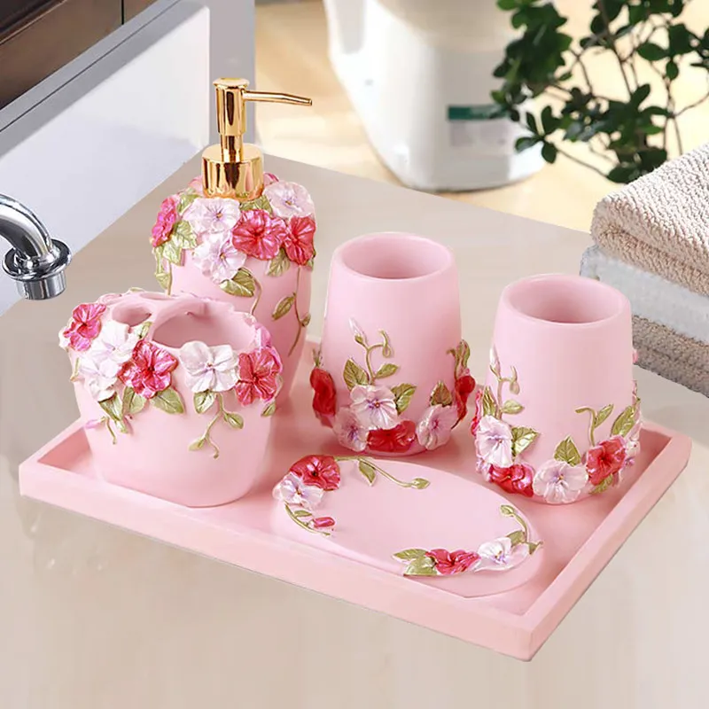 Five-piece Bathroom Set Europe - Wedding Bathroom Supply Kit 评论和价格