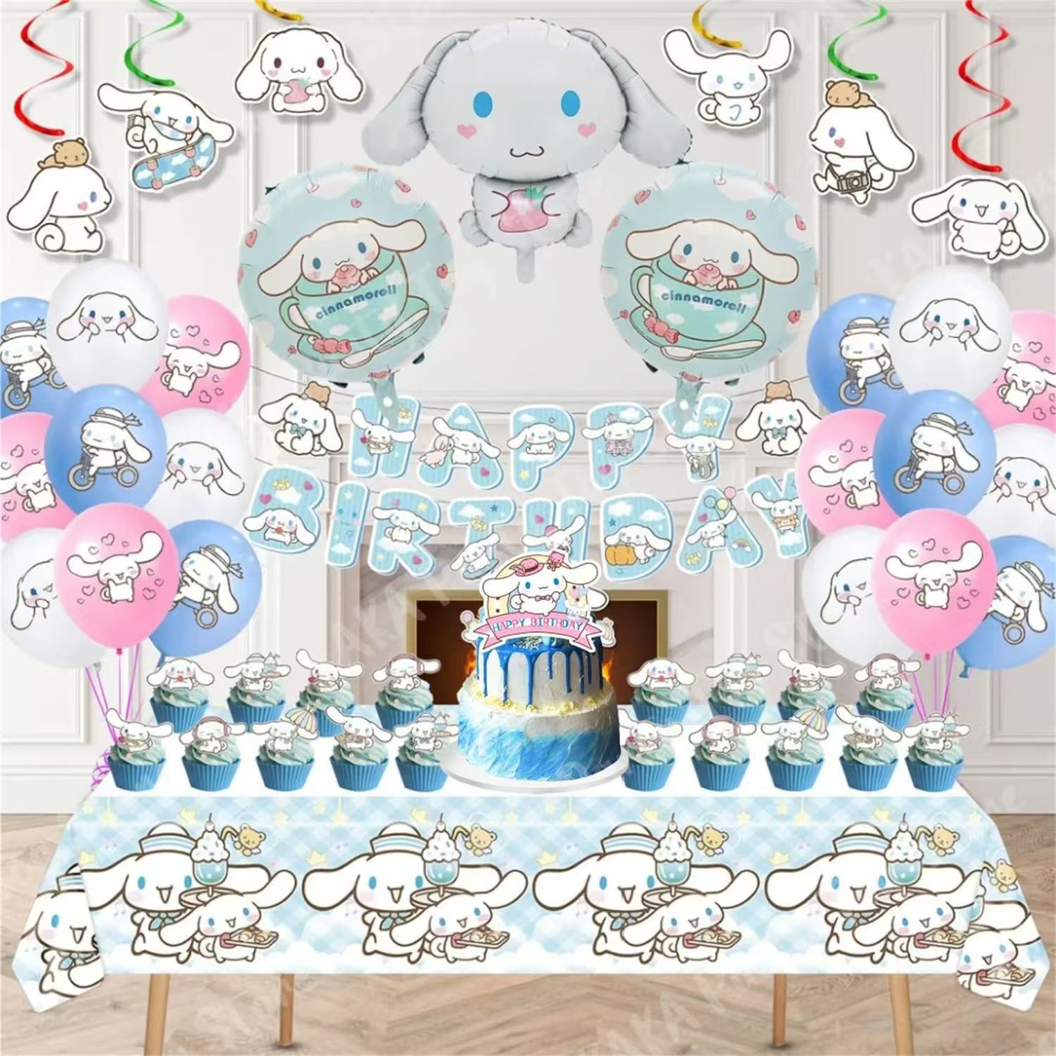 Cute dog birthday party tablew - Confetti Balloon Set 评论和价格