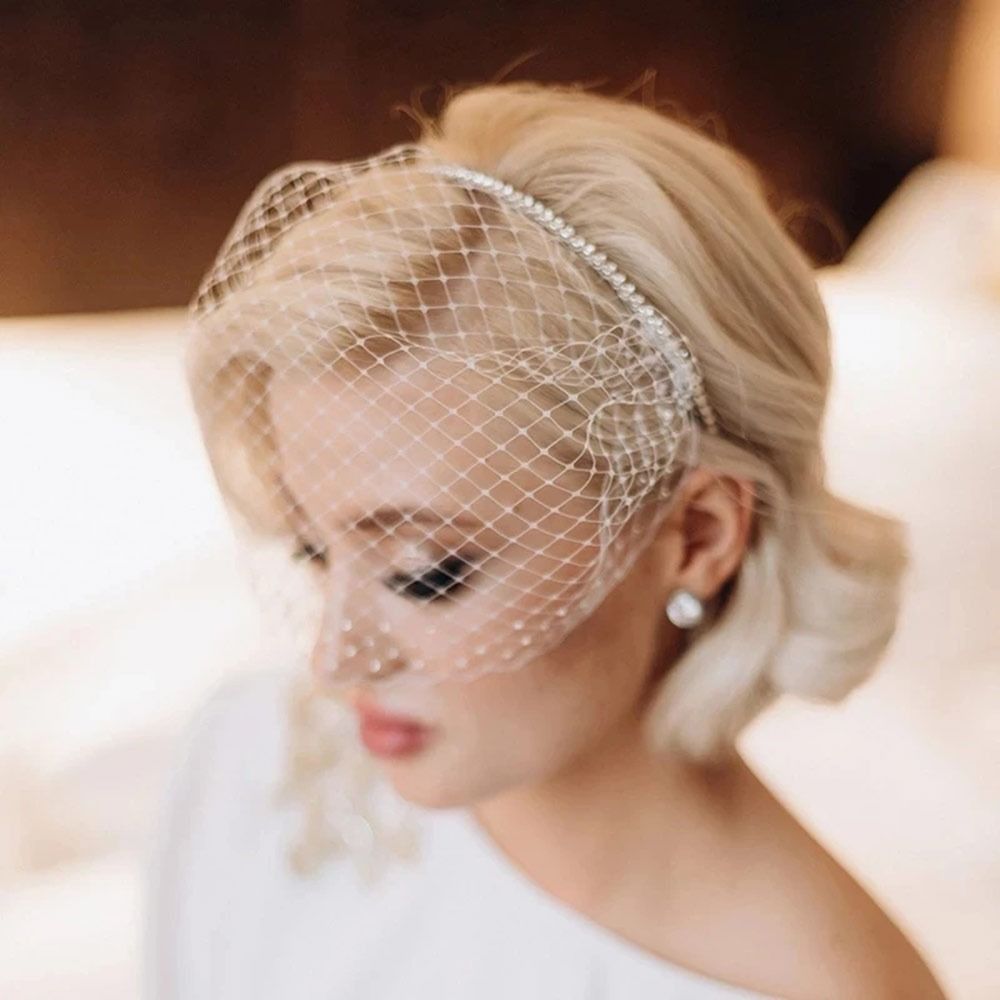 Hair Jewelry Veil Headbands Ha - Wedding Dress Supply 评论和价格