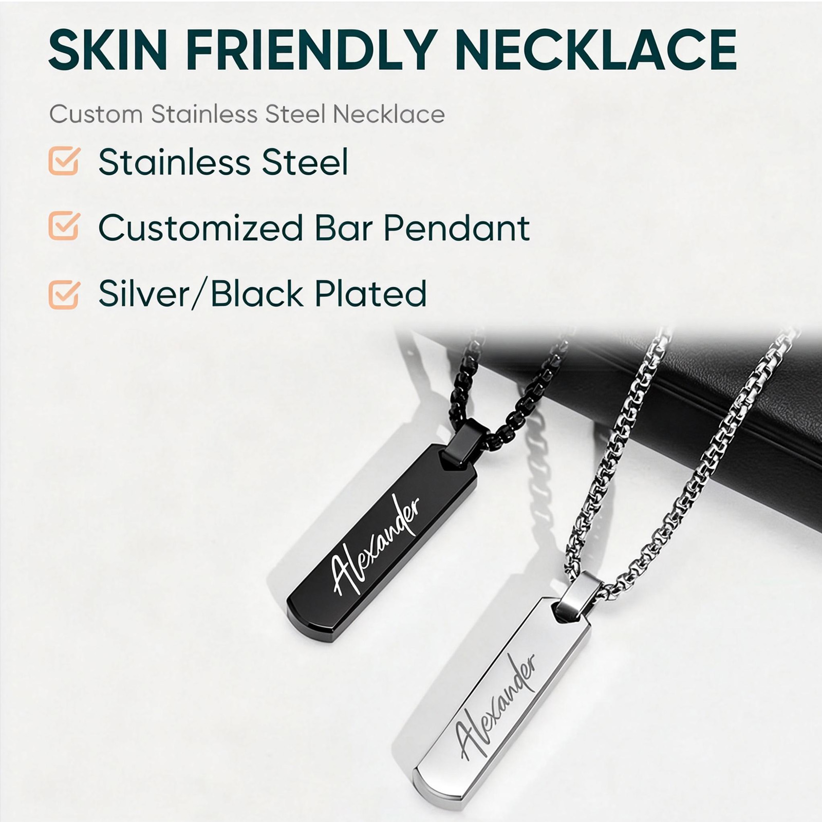 Free Engraving Necklaces for M - Wedding Job 评论和价格