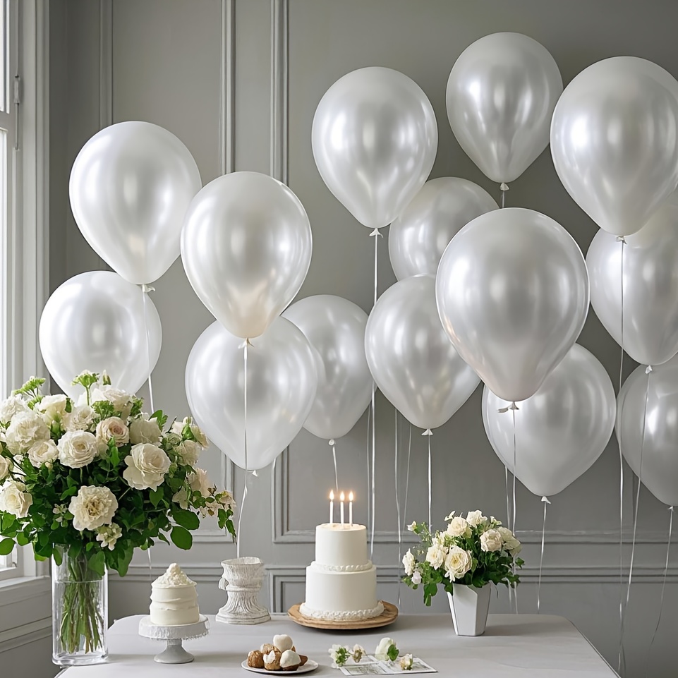 Pearl White Balloon Set, Suita - Wedding Ceremony Supply 评论和价格