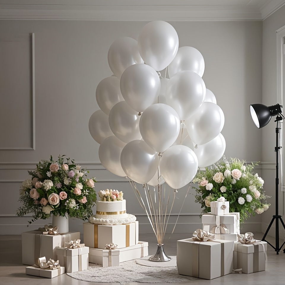 Pearl White Balloon Set, Suita - Wedding Ceremony Supply 评论和价格