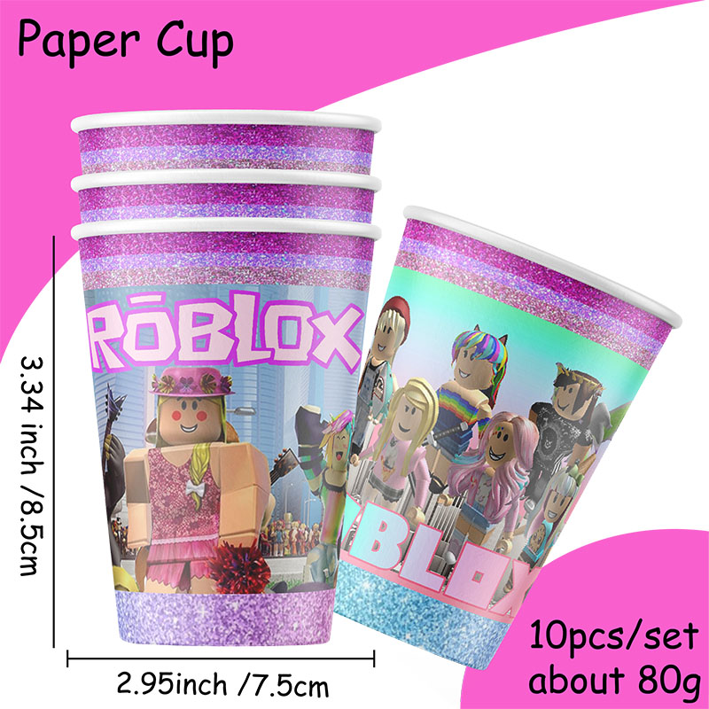 Roblox Girl Decorations for Pu - Confetti Balloon Set 评论和价格