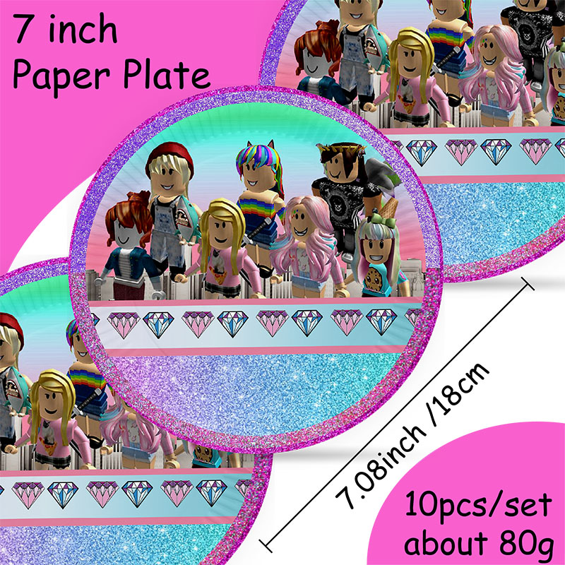 Roblox Girl Decorations for Pu - Confetti Balloon Set 评论和价格