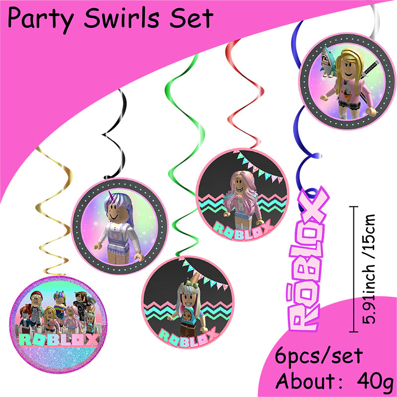 Roblox Girl Decorations for Pu - Confetti Balloon Set 评论和价格