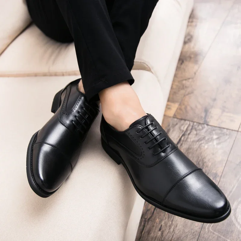 Men Leisure Derby Shoes Busine - Wedding Job 评论和价格