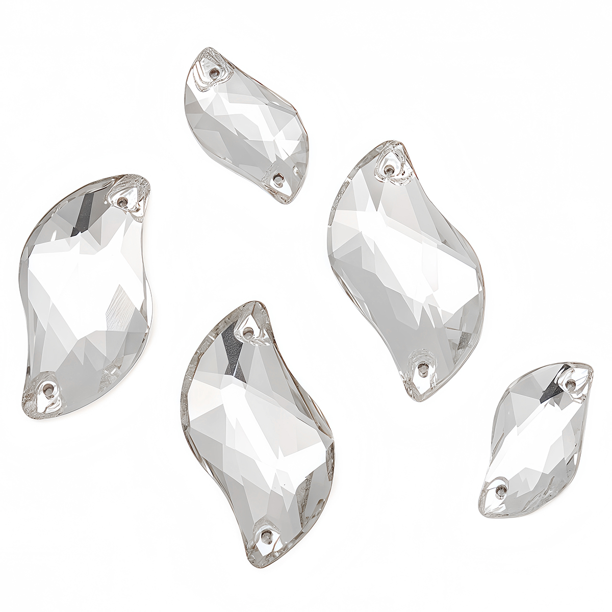 S Shape Sew On Rhinestone Crys - Wedding Vendor 评论和价格