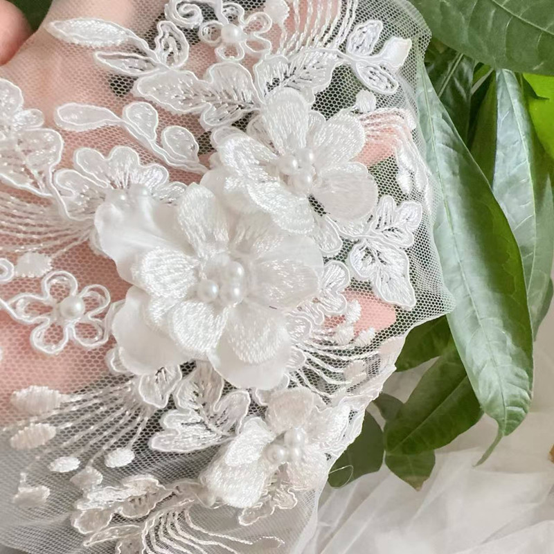 2PCS=1Pair,Rope Embroidery Pea - Wedding Dress Supply 评论和价格