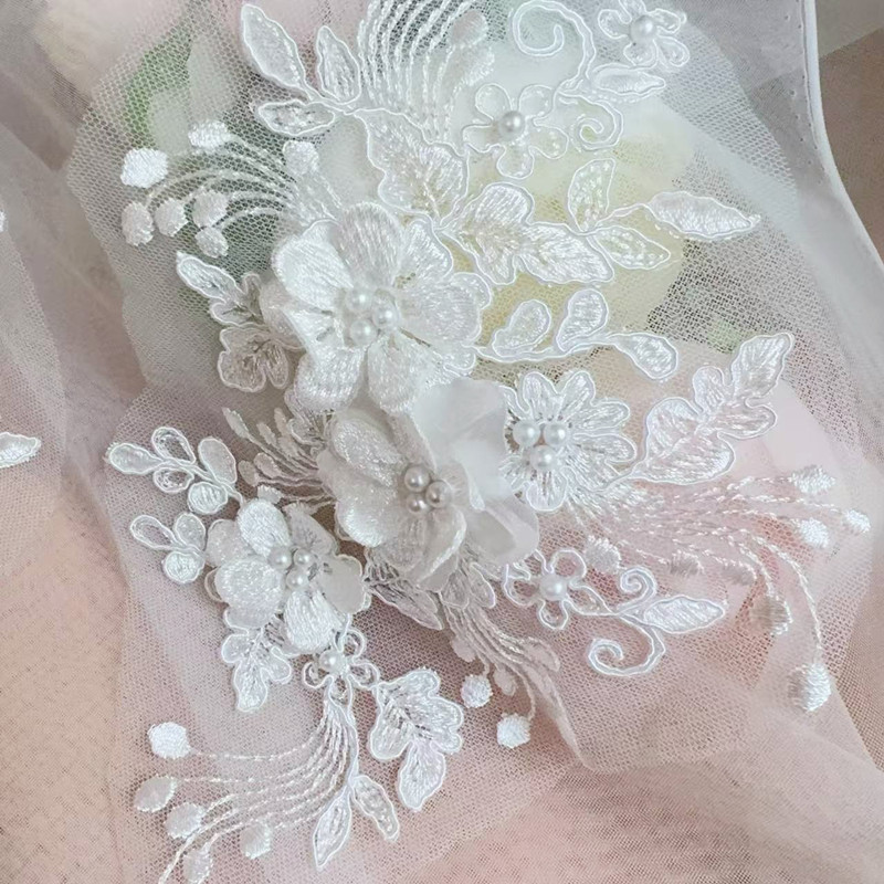 2PCS=1Pair,Rope Embroidery Pea - Wedding Dress Supply 评论和价格