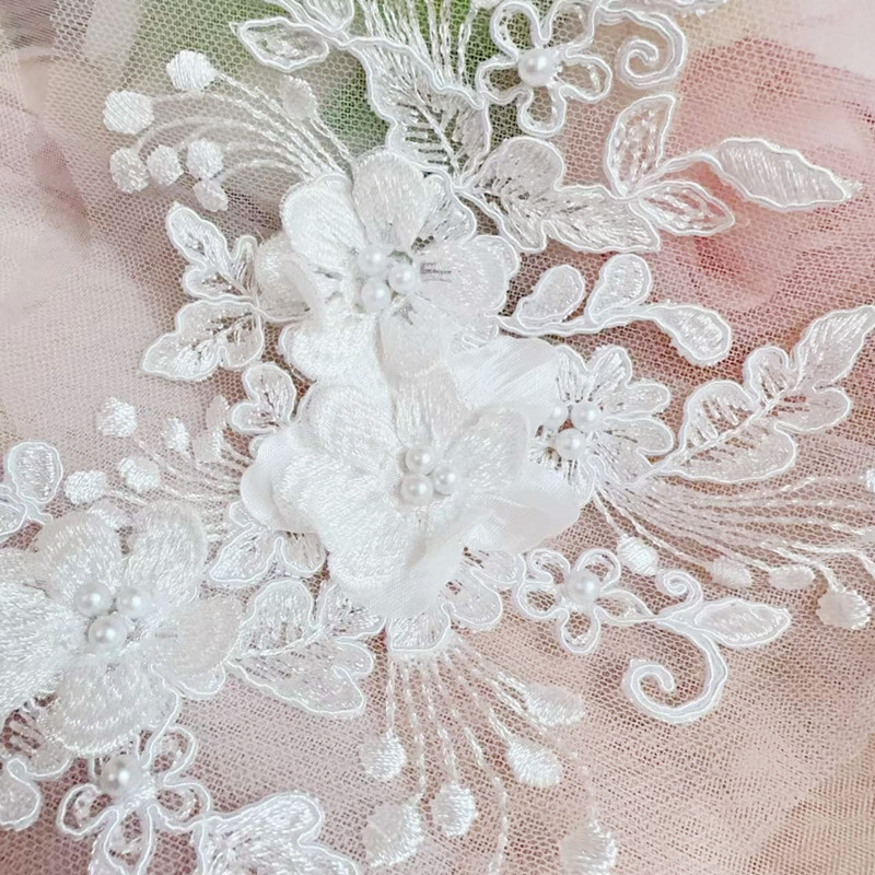 2PCS=1Pair,Rope Embroidery Pea - Wedding Dress Supply 评论和价格
