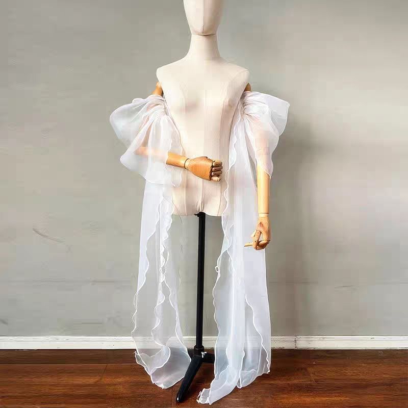 Bridal Sleeve Organza Detachab - Wedding Dress Supply 评论和价格