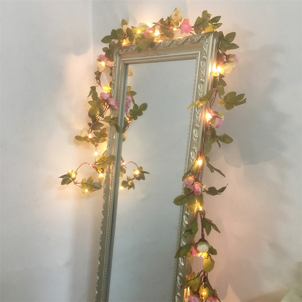 DACHAN HANDMADE 2.2M 25 LEDs P - Wedding Arch Flower 评论和价格