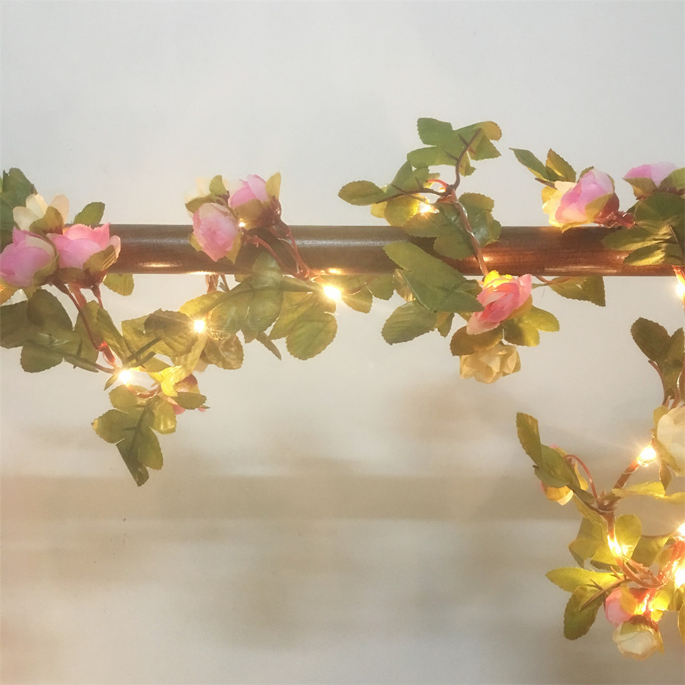 DACHAN HANDMADE 2.2M 25 LEDs P - Wedding Arch Flower 评论和价格