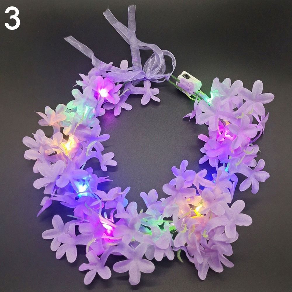 Wedding Luminous Hairband Wome - Wedding Arch Flower 评论和价格