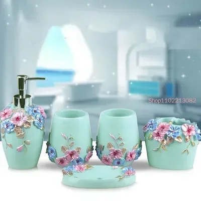 Bathroom Accessories Five-piec - Wedding Bathroom Supply Kit 评论和价格