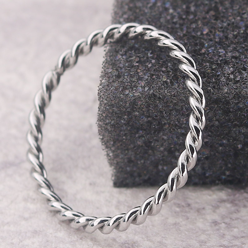 Minimalist Stainless Steel Rin - Wedding Zone 评论和价格