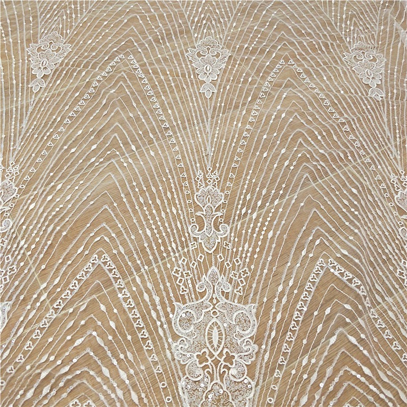 New Striped Lace Embroidery Se - Wedding Dress Supply 评论和价格