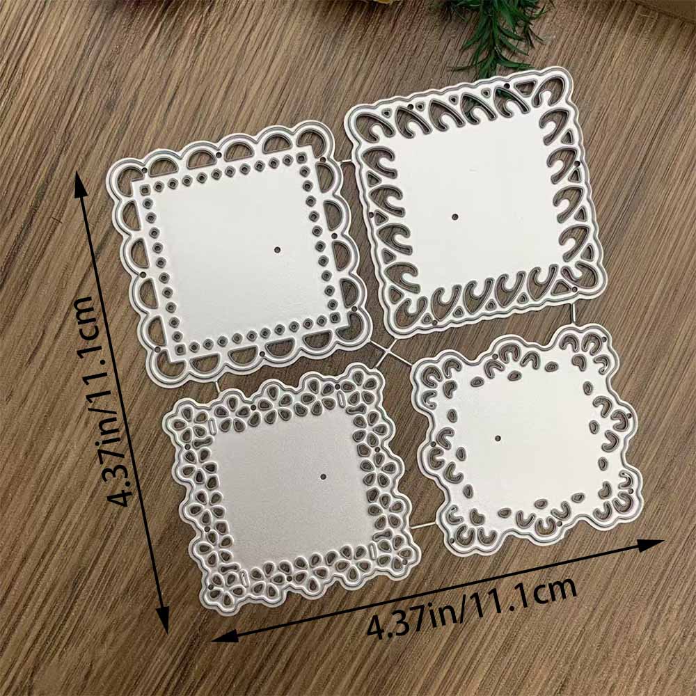 Silver Gray Metal Cutting Mold - Wedding Sutra 评论和价格
