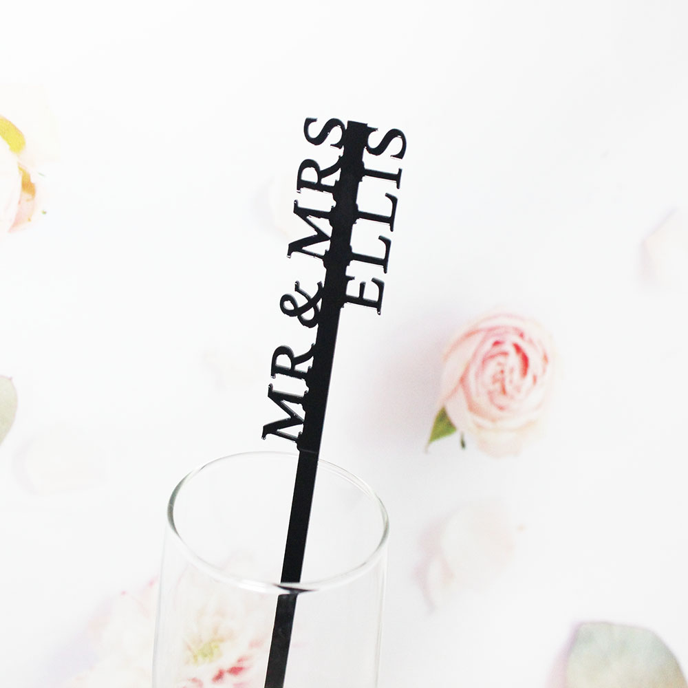 Personalized Drink Stirrers We - Wedding Fountain 评论和价格