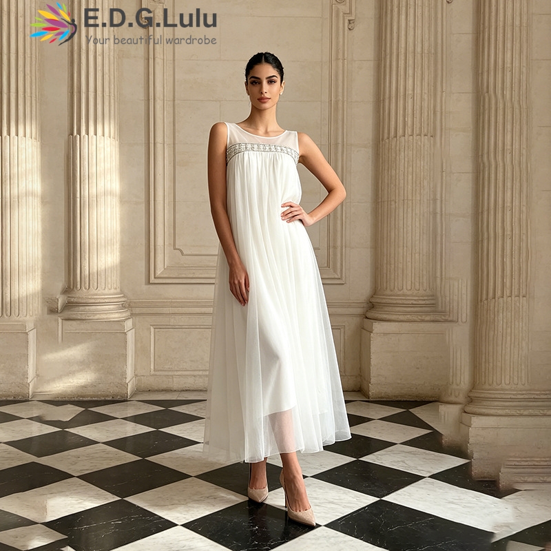 EDGLuLu High Quality O Neck Na - Wedding Lulu 评论和价格
