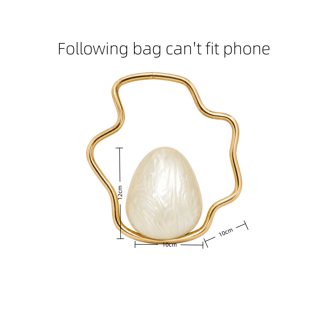 Women mini Acrylic egg bag cut - Wedding Vendor 评论和价格
