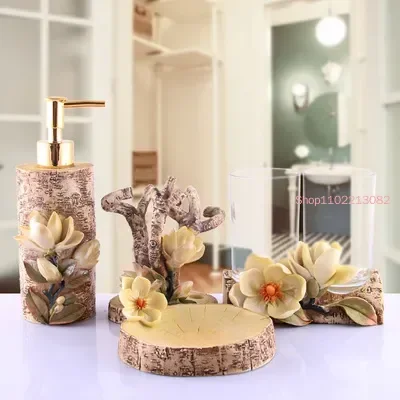Bathroom Accessories Five-piec - Wedding Bathroom Supply Kit 评论和价格