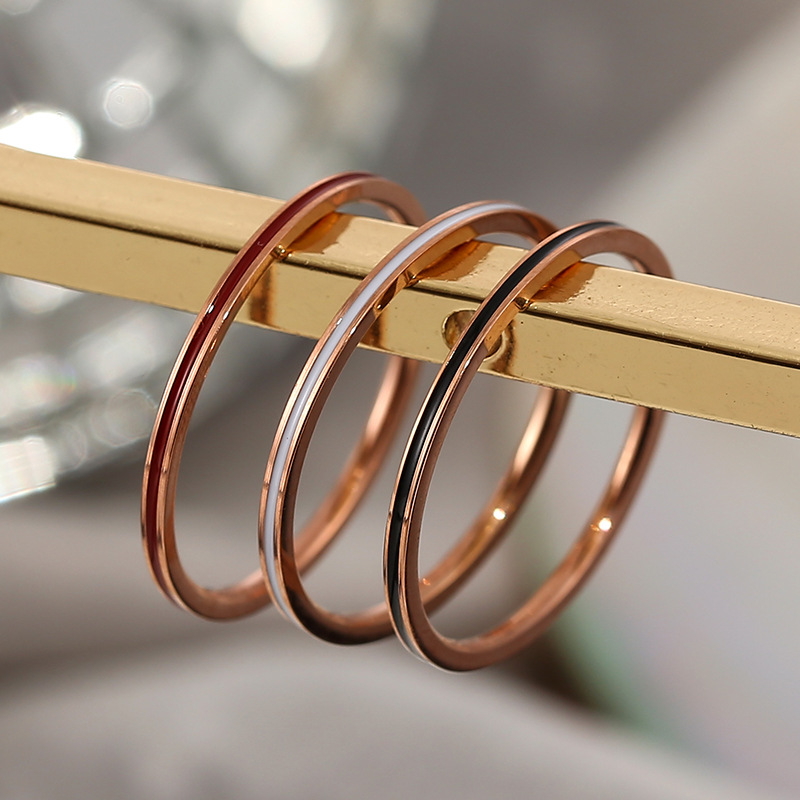 Titanium Steel Rose Gold Color - Wedding Zone 评论和价格