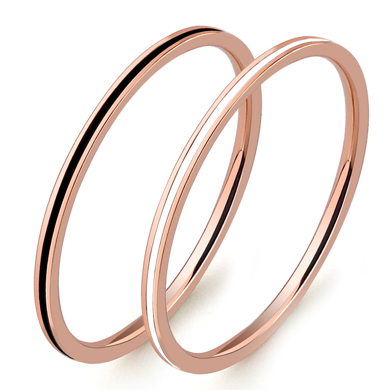 Titanium Steel Rose Gold Color - Wedding Zone 评论和价格