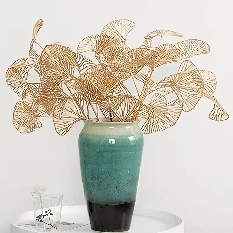5PC Gold Ginkgo Eucalyptus Hol - Wedding Arch Flower 评论和价格