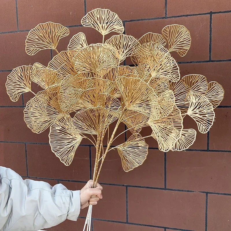 5PC Gold Ginkgo Eucalyptus Hol - Wedding Arch Flower 评论和价格