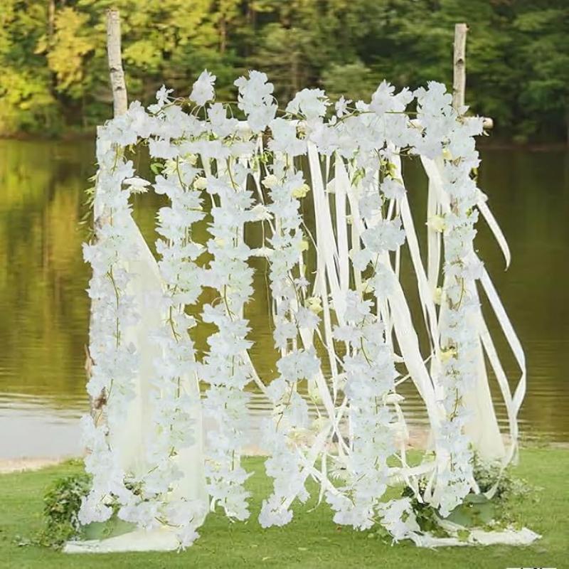 180cm Artificial Flowers Cherr - Wedding Arch Flower 评论和价格