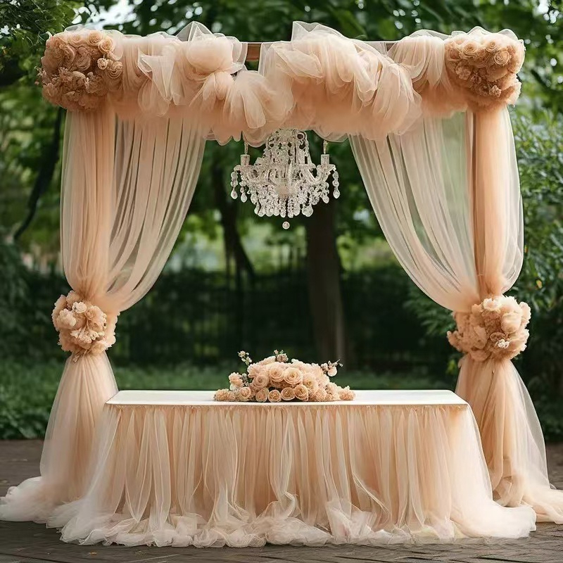 6 Meters Wedding Arch Drape Fa - Wedding Ceremony Supply 评论和价格