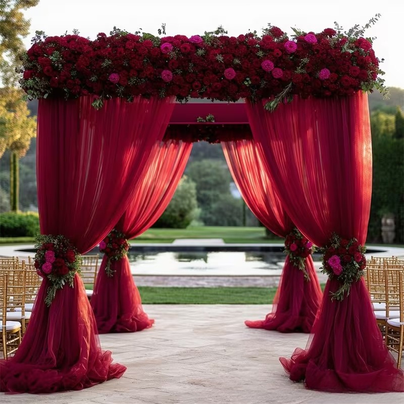 6 Meters Wedding Arch Drape Fa - Wedding Ceremony Supply 评论和价格