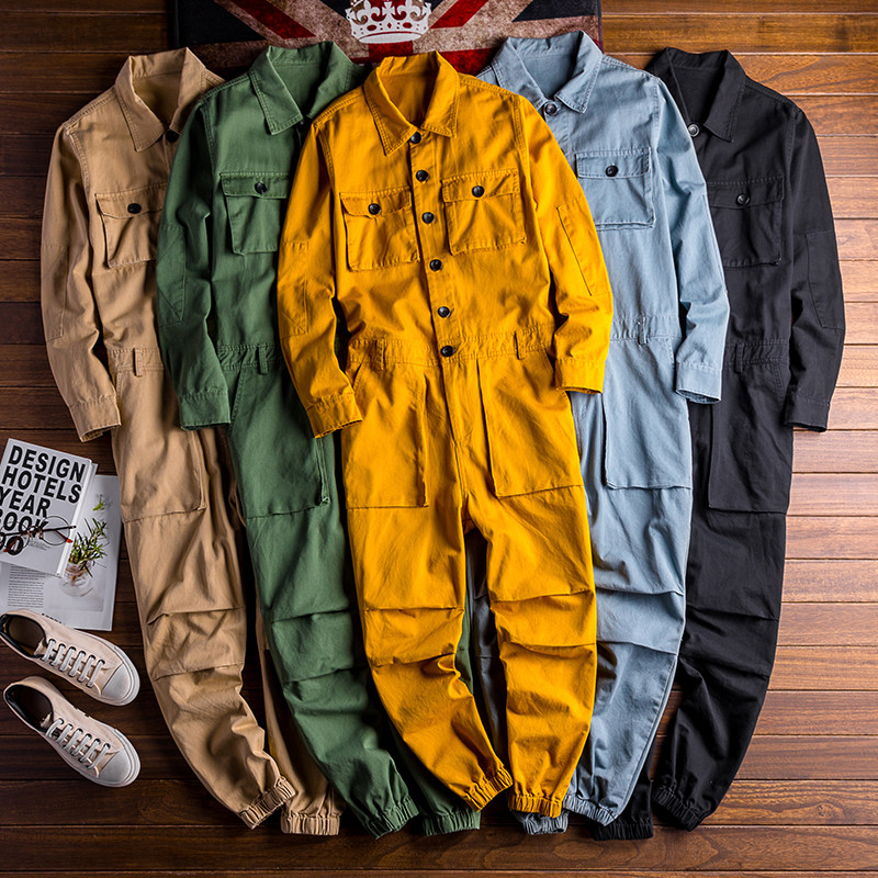 Spring Overalls Men's Jumpsuit - Wedding Job 评论和价格
