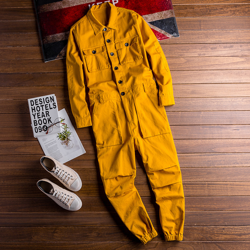 Spring Overalls Men's Jumpsuit - Wedding Job 评论和价格