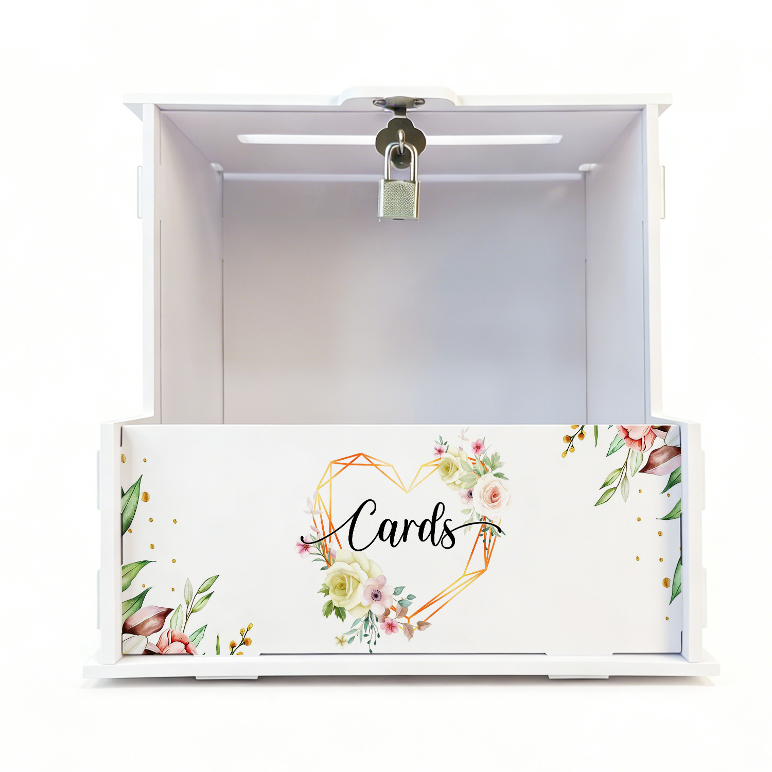 White PVC Wedding Card Boxes w - Wedding Favor Box 评论和价格