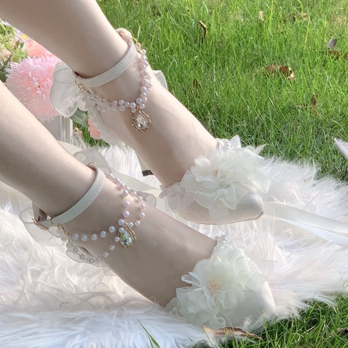 Women Heels Elegant Woman Heel - Wedding Dress Supply 评论和价格