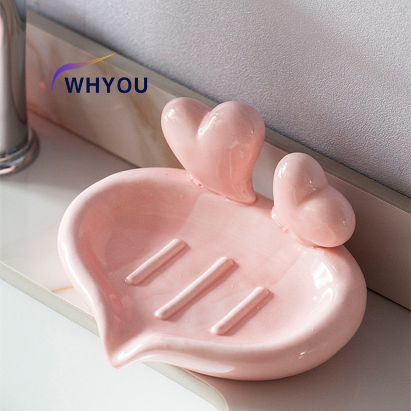 WHYOU-Creative Ceramic Soap Ho - Wedding Bathroom Supply Kit 评论和价格