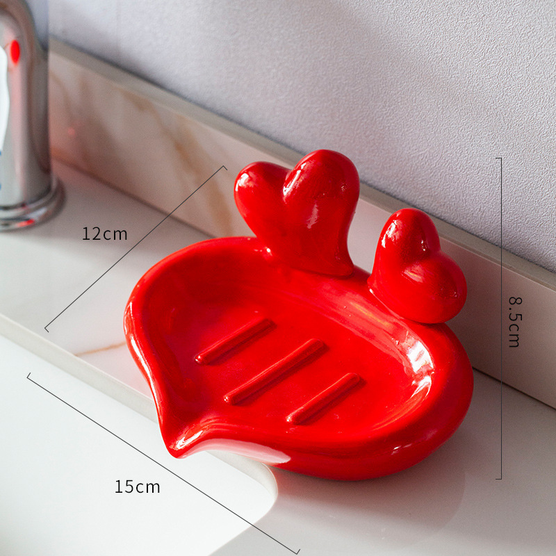WHYOU-Creative Ceramic Soap Ho - Wedding Bathroom Supply Kit 评论和价格